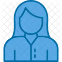 Female Girl Head Icon
