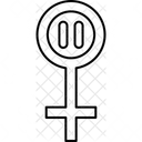 Chromosome Female Sex Icon