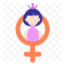 Artboard Copy Female Feminine Icon