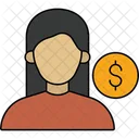 Female Investor Icon Icon