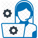 Female It Consultant Person Customer Icon