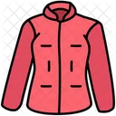 Female Jacket Cloth Winter Icon