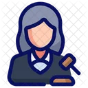 Female judge  Icon