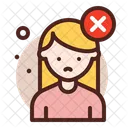 Female Layoff  Icon