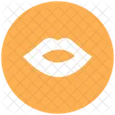 Female Lips Kissing Kissing Gesture Icon