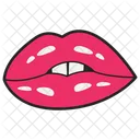 Female Lips Makeup  Icon