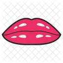 Female Lips Patch  Icon