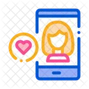 Like Female Avatar Icon