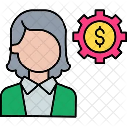 Female Manager  Icon
