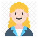 Female Manager Icon