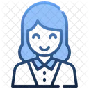 Female Manager  Icon