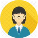 Female Manager Businesswoman Female Boss Icon