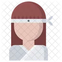 Female Martial Artist  Icon