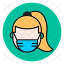 Female Mask  Icon