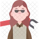 Female Mechatronics  Icon