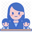 Meeting Leader Female Leader Businesswoman アイコン
