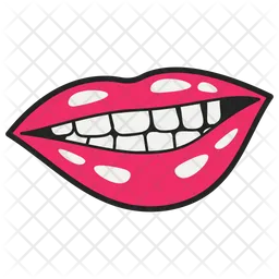 Female Mouth Design  Icon