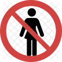 Female not allowed  Icon