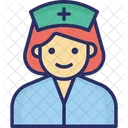 Female Nurse Hospital Lady Nurse Icon
