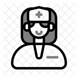 Female Nurse  Icon