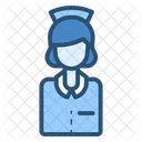 Nurse Care Woman Icon