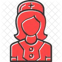 Female Nurse  Icon