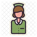 Female Nurse  Icon