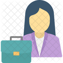 Female Office Worker Icon Of Flat Style Available In Svg Png Eps Ai Icon Fonts