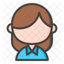 Female Office Worker Icon