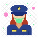 Female Officer  Icon