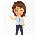 Female Officer Authority Icon