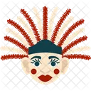Ondel Female Head Icon