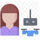 Female Operator  Icon