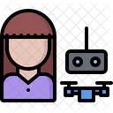 Female Operator  Icon