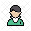 Female Patient Medical Icon