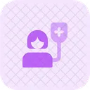Female Patient Woman Patient Hospital Icon