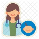 Female Pediatrician  Icon