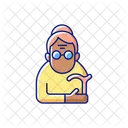 Female pensioner  Icon