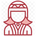 Female Peruvian  Icon