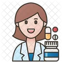 Female Pharmacist  Icon