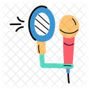 Female podcaster  Icon