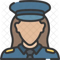 Female police officer  Icon