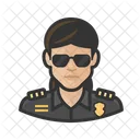 Female Police Officer Police Officer Icon