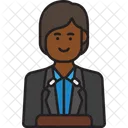 Female Politician  アイコン