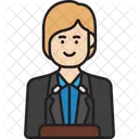 Female Politician  アイコン