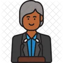 Female Politician  アイコン