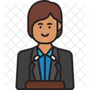 Female Politician  アイコン