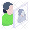 Female Portrait  Icon
