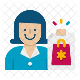Female Product Officer  Icon