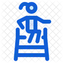 Badminton Referee Tennis Referee High Chain Icon